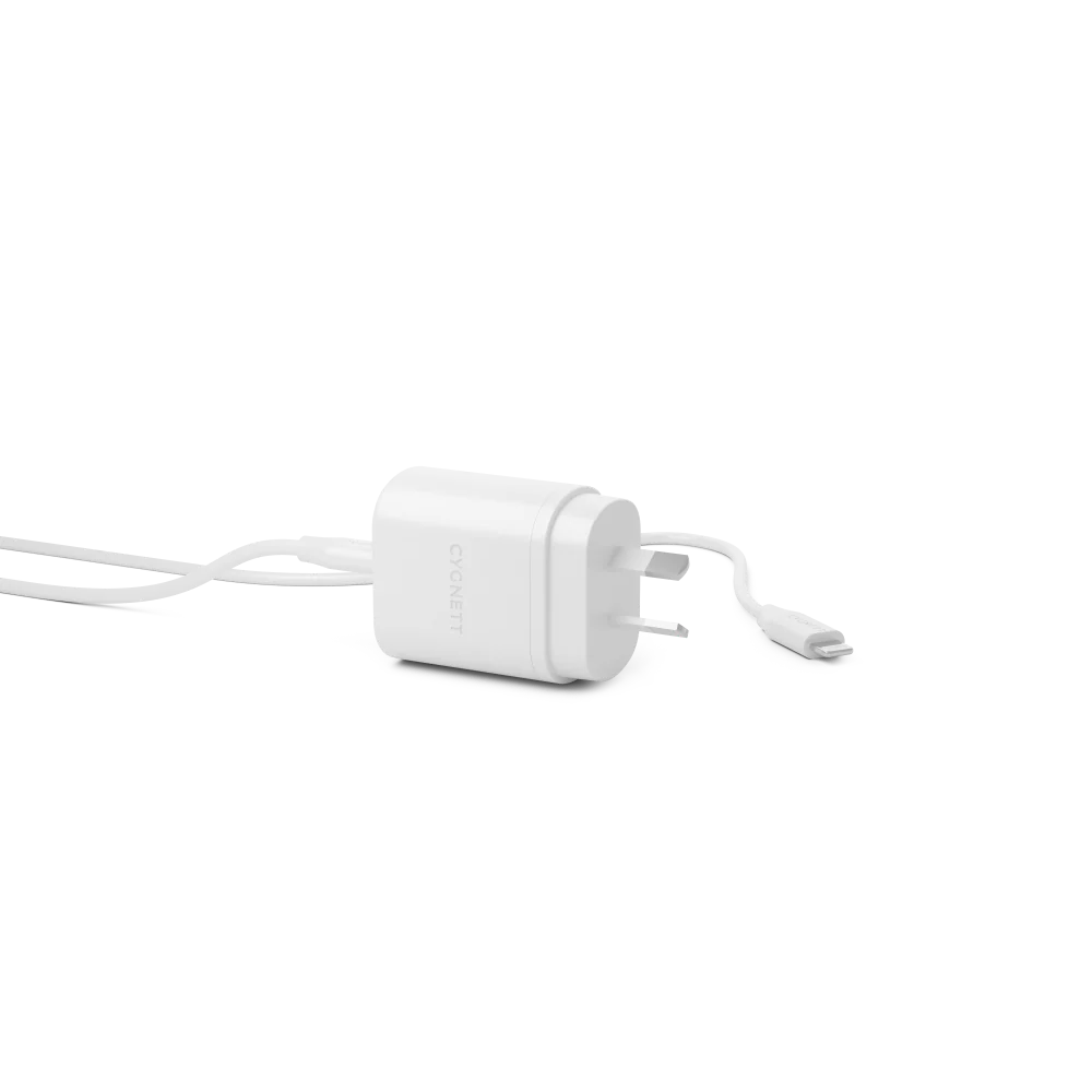 20W USB-C Wall Charger + Lightning to USB-C Cable - 1.2M