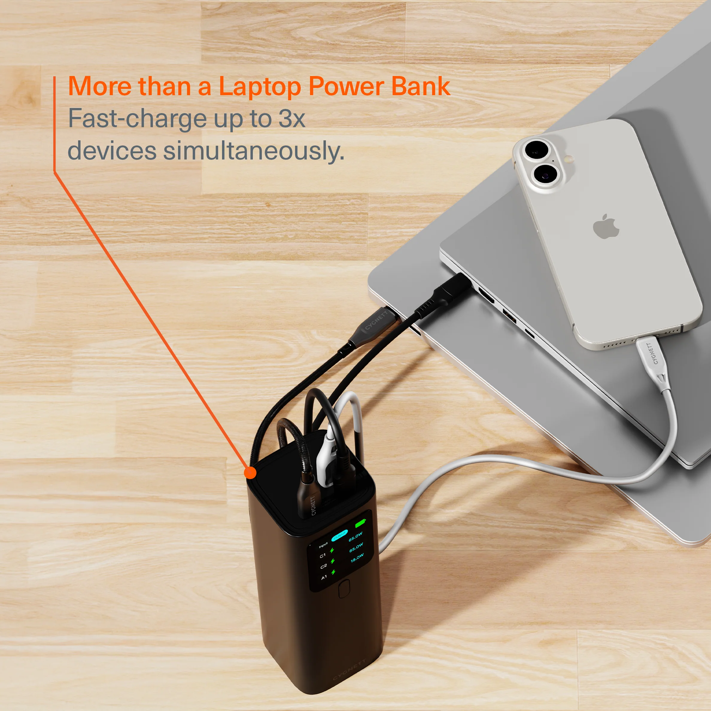 148W Laptop Power Bank 27K with Case - Image 5
