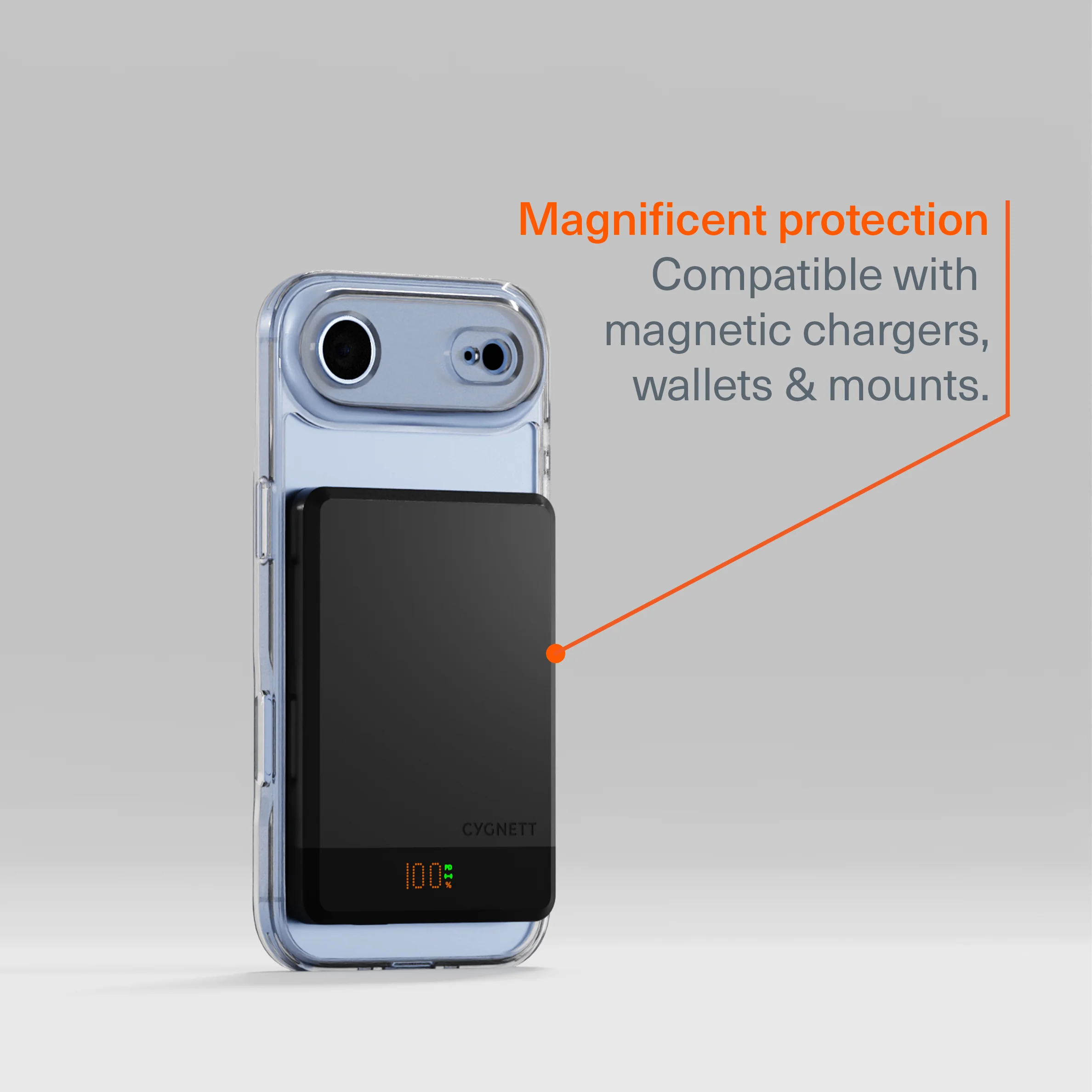 Magnetic Clear Case for iPhone Air - Image 2