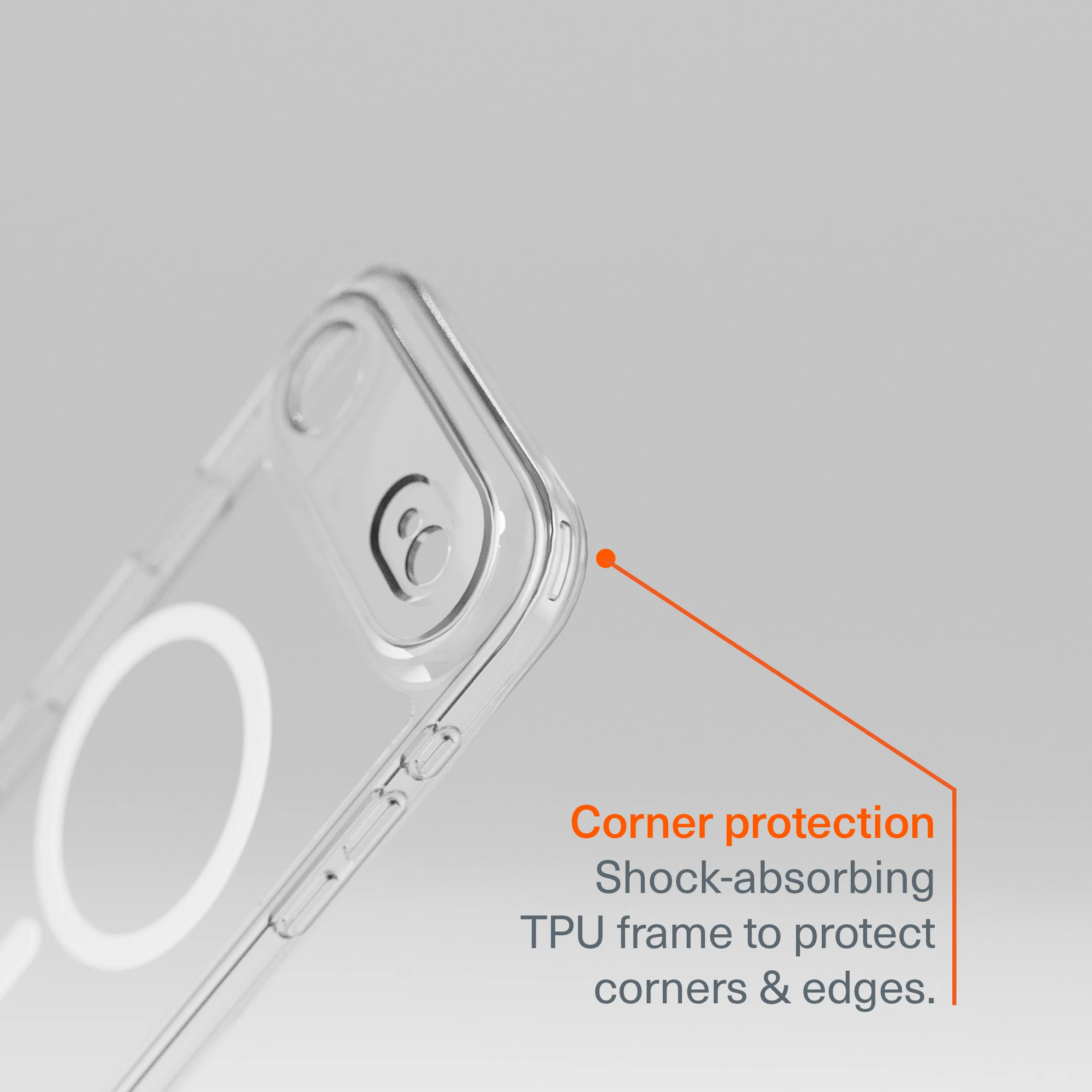 Magnetic Clear Case for iPhone Air - Image 3