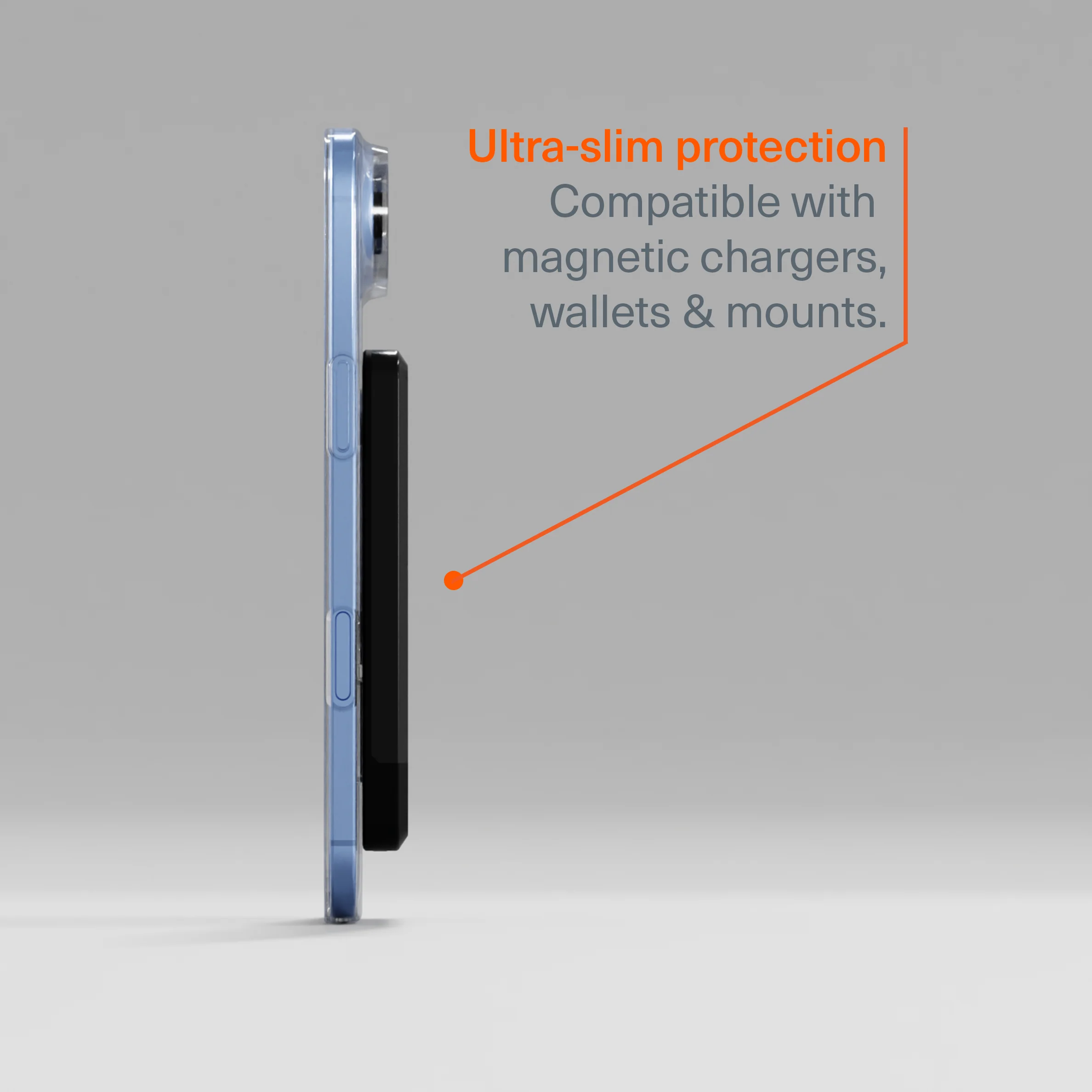 Ultra-Slim Magnetic Clear Case for iPhone Air - Image 2