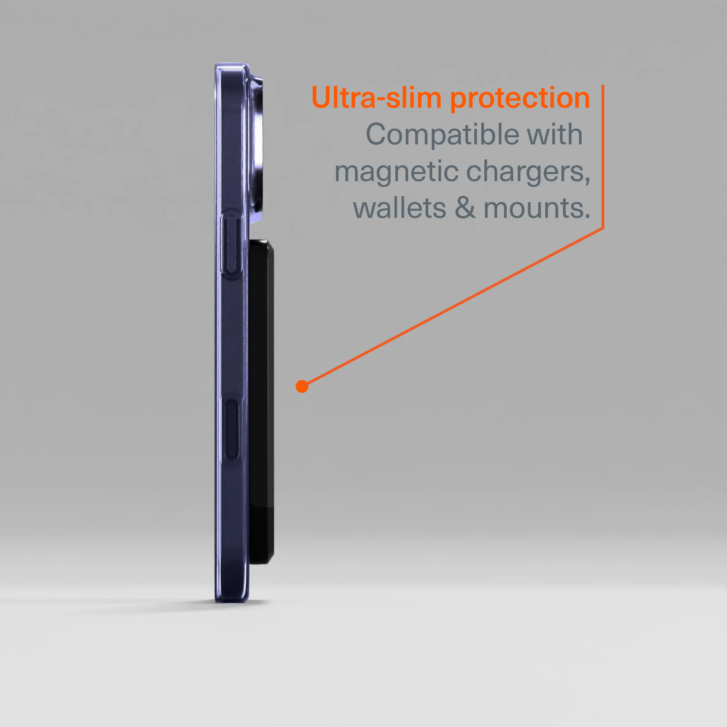Ultra-Slim Magnetic Clear Case for iPhone 17 Pro Max - Image 2