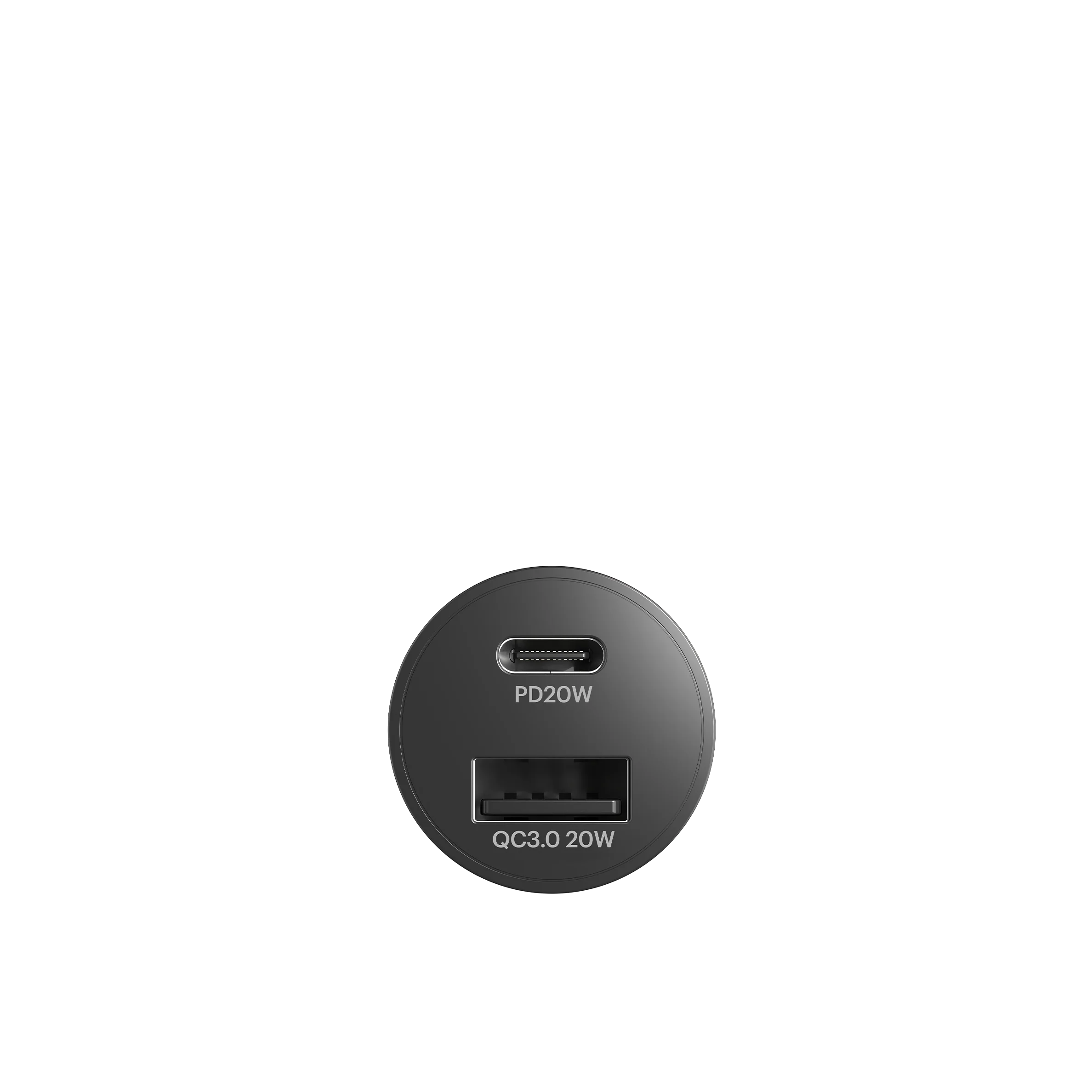 20W Dual Port USB-C & USB-A Car Charger - Image 2