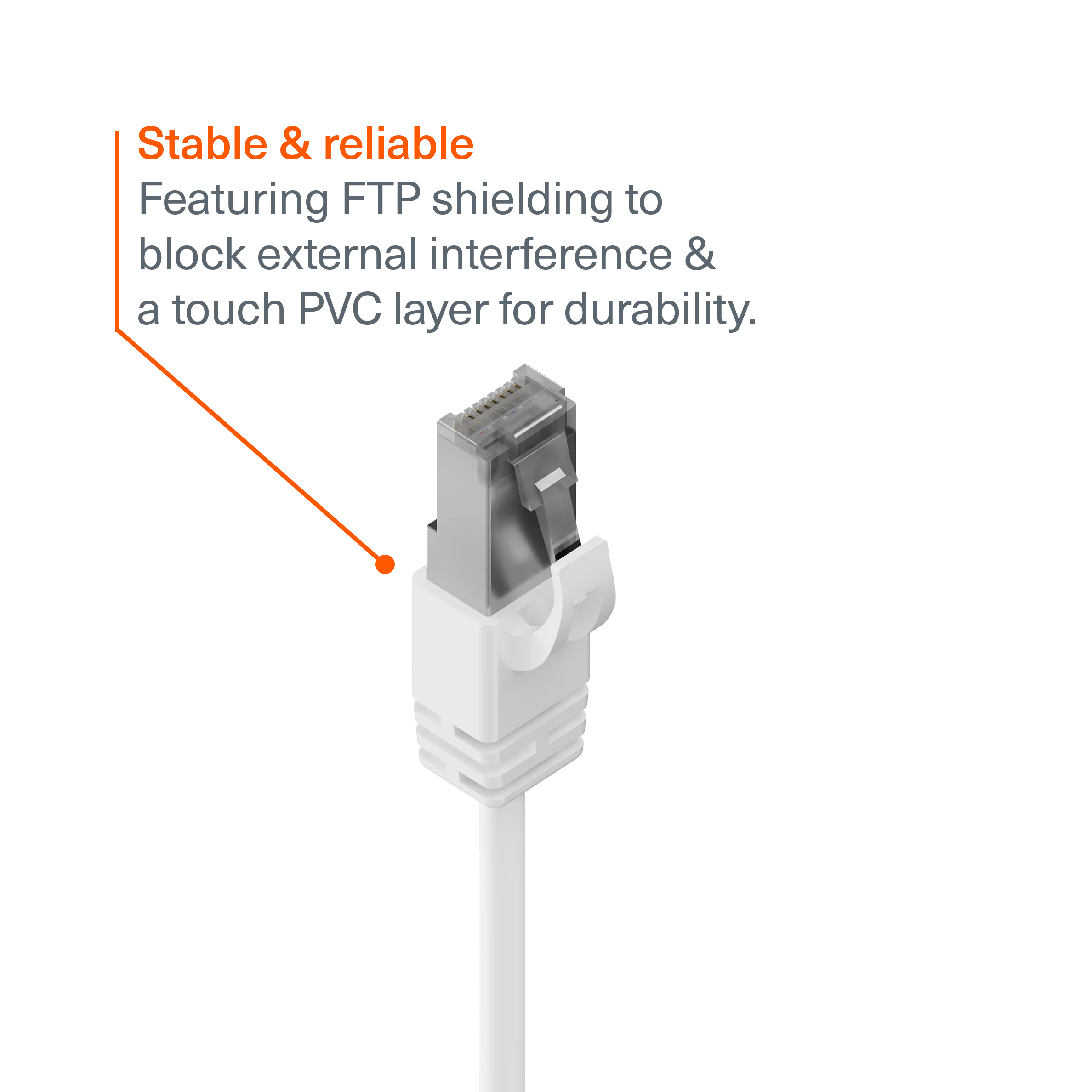 CAT6 RJ45 Gigabit Ethernet Cable - 5M - Image 3