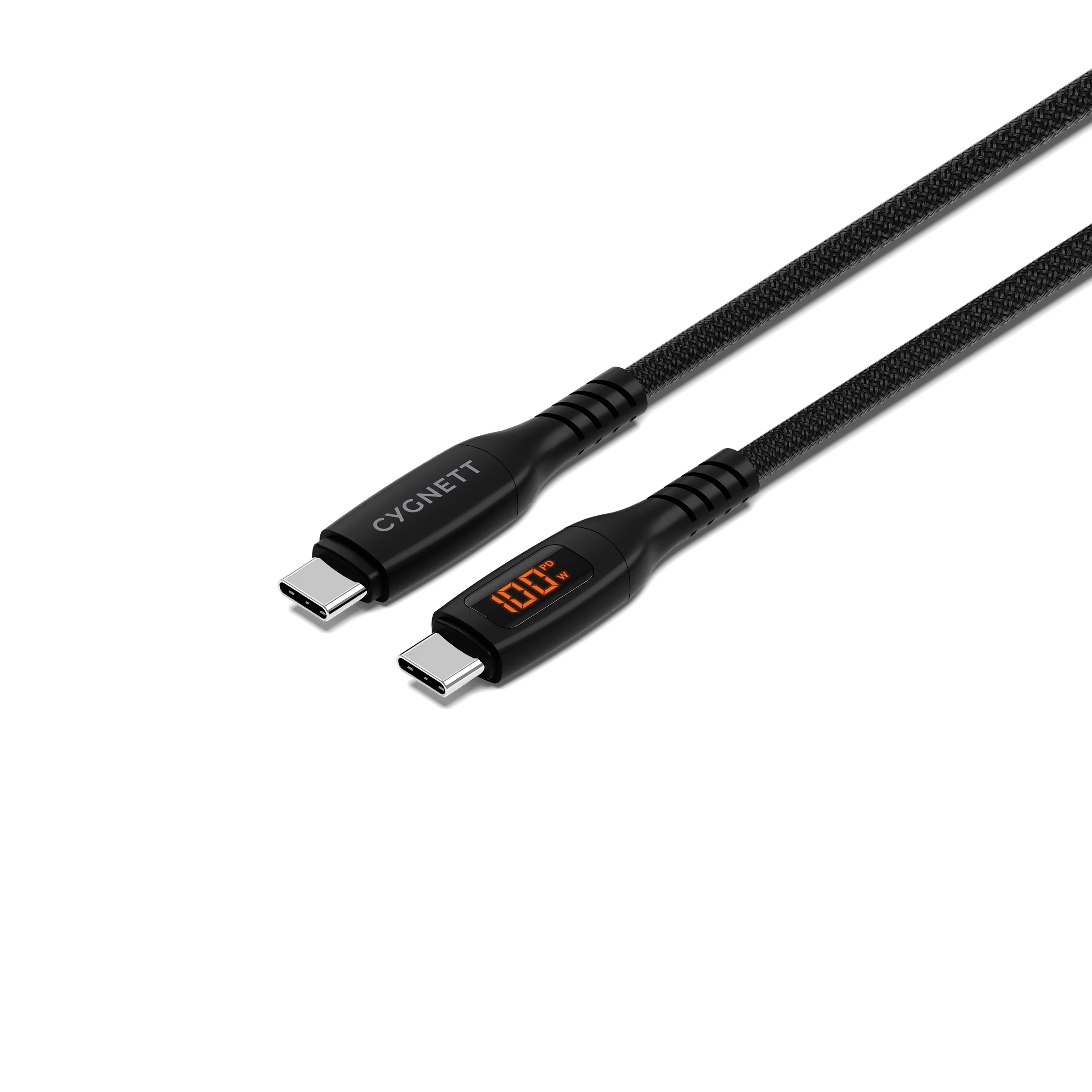 100W USB-C to USB-C LED Cable - 1M