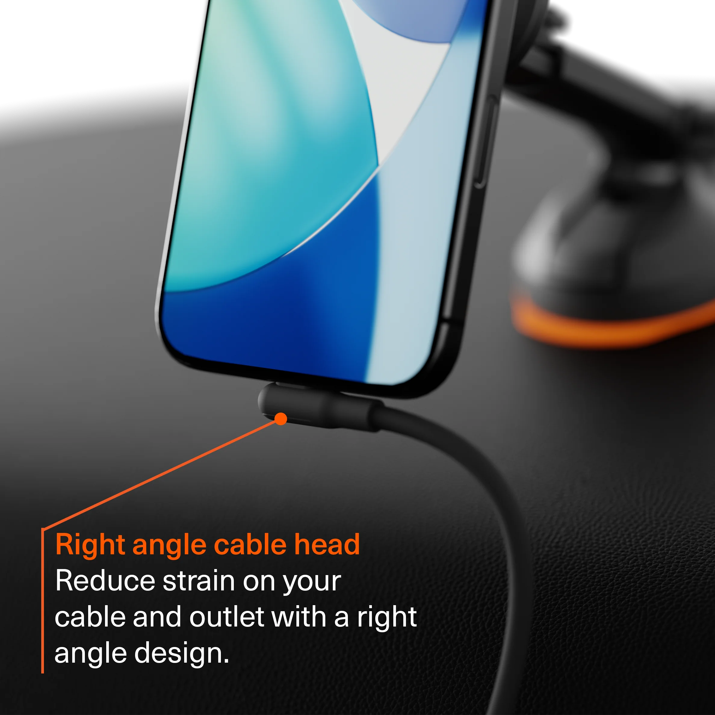 Right Angle USB-C to USB-A Magnetic Cable - 70CM - Image 4