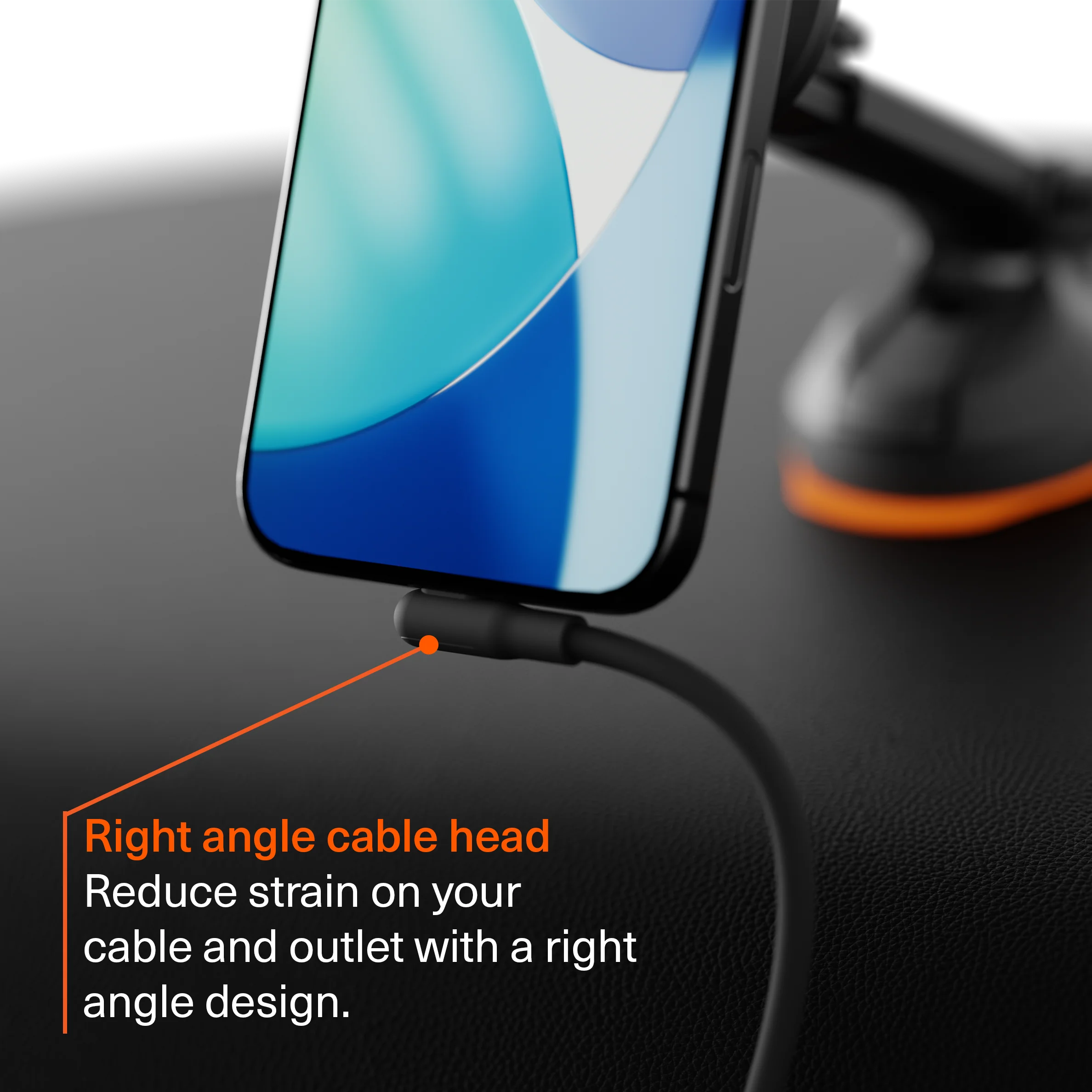 Right Angle USB-C to USB-C Magnetic Cable - 70CM - Image 4