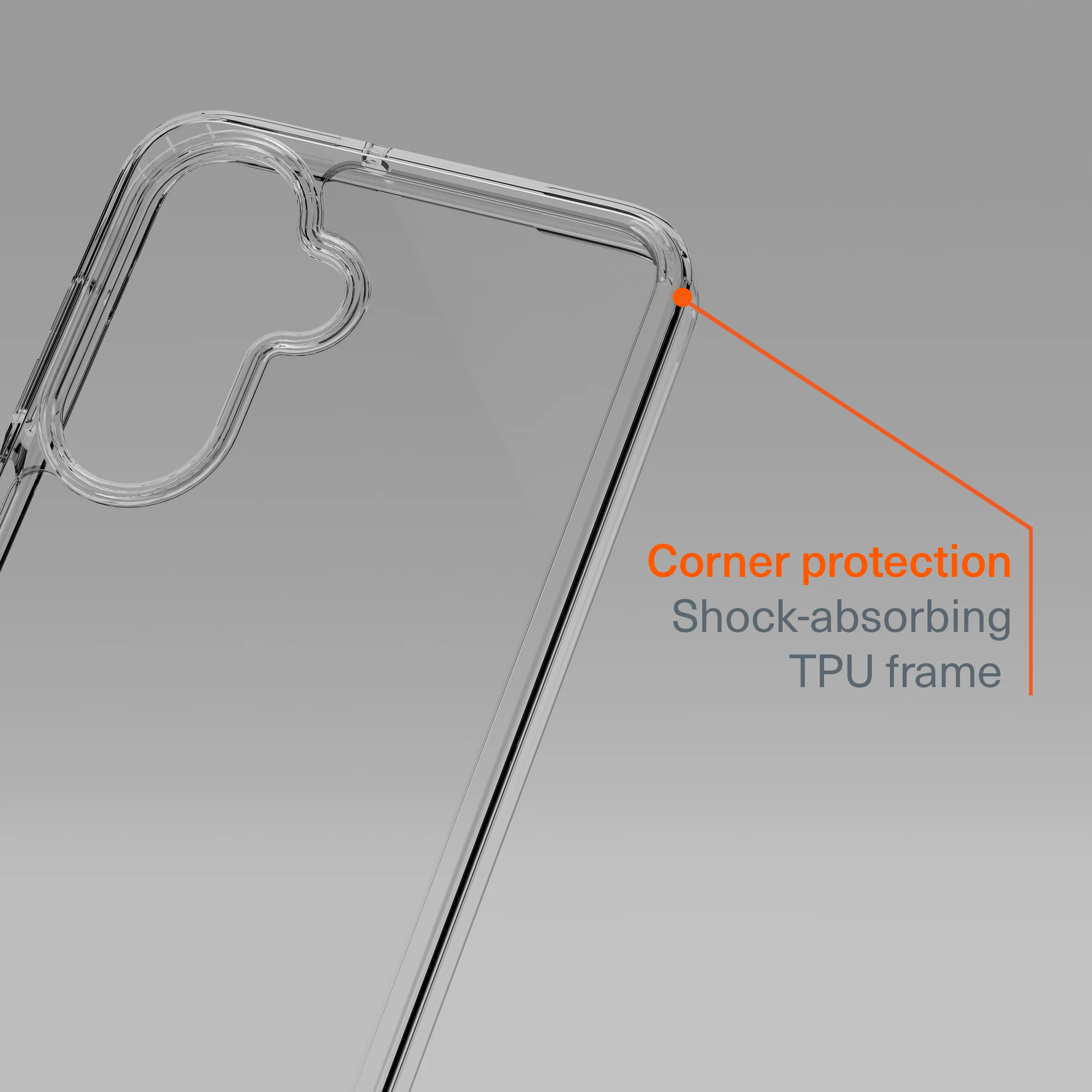 Protective Clear Case for Galaxy A17 4G/5G - Image 3