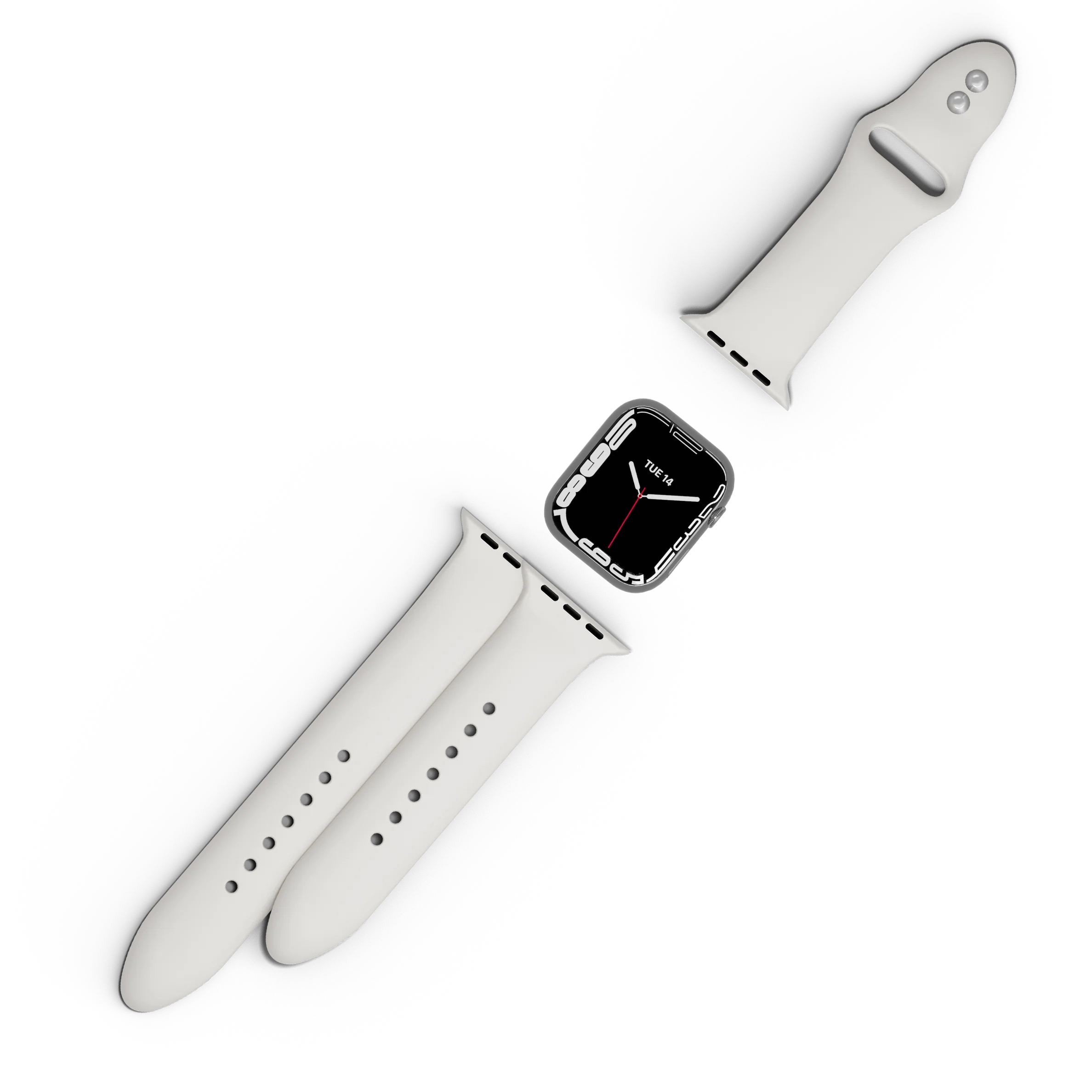 Silicone Bands for Watch Series 3/4/5/6/7/8/9/10/SE (42/44/45/46mm & Ultra/Ultra 2 49mm) - Image 3