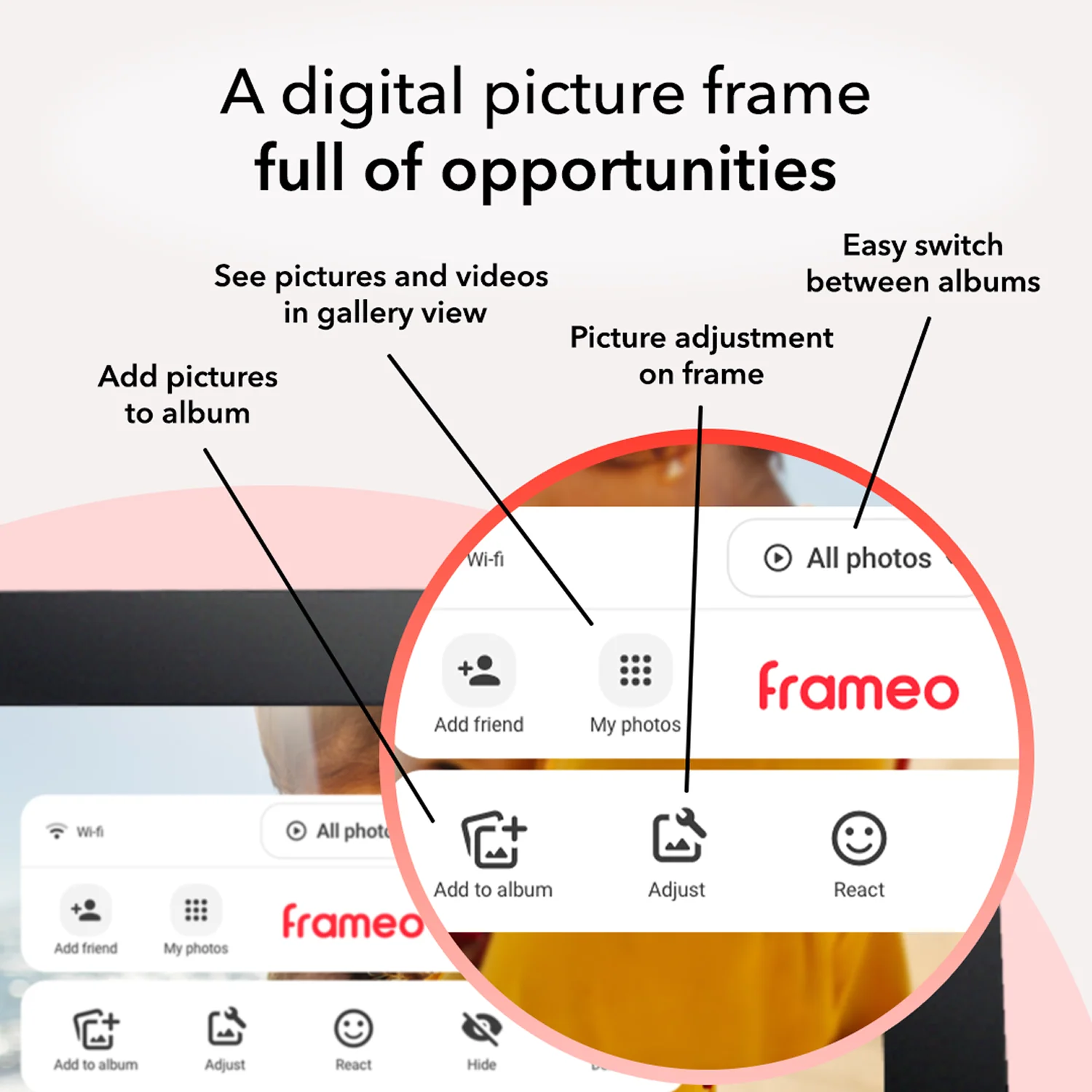 10 inch Digital Photo Frame - Image 6