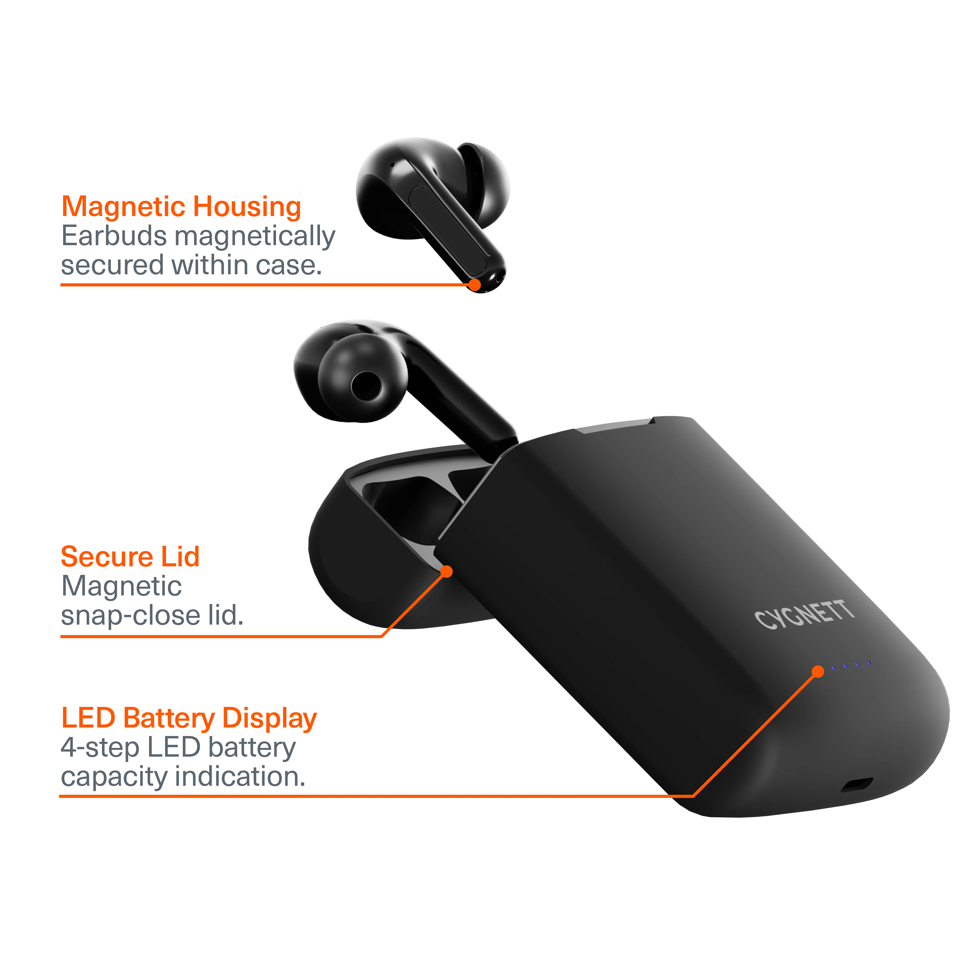 Solar Charging True Wireless Earbuds - Image 4