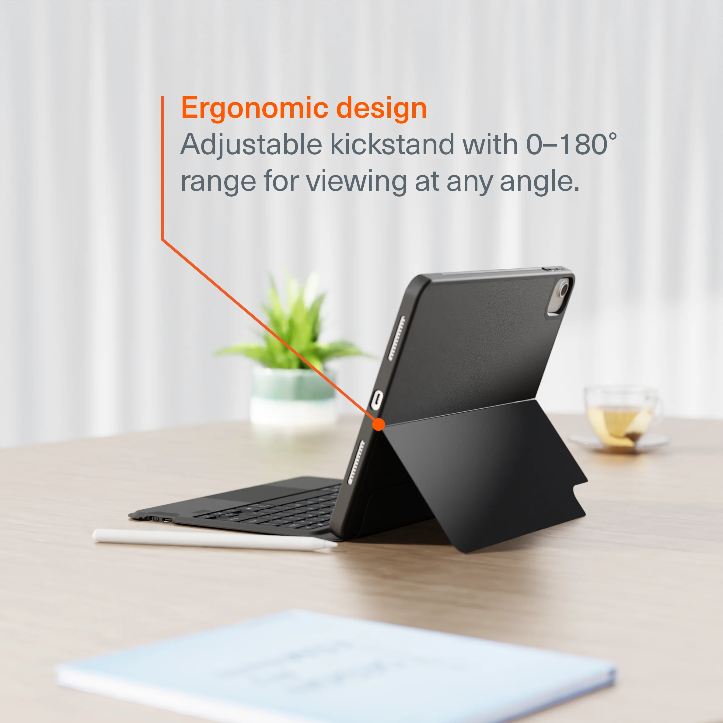 Magnetic Wireless Keyboard Case For iPad Air M4-M3-M2 13” - Image 6
