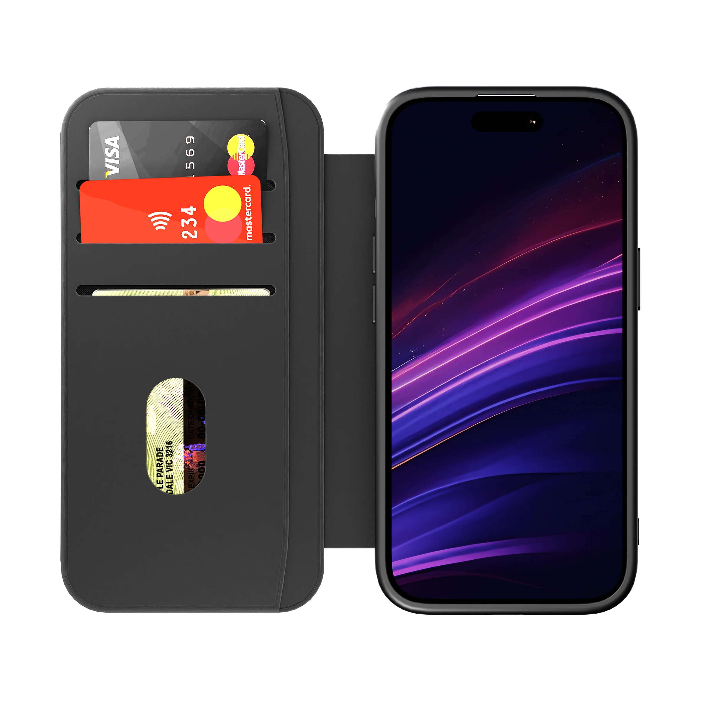 Leather Wallet Case for iPhone 16 Pro - Image 5