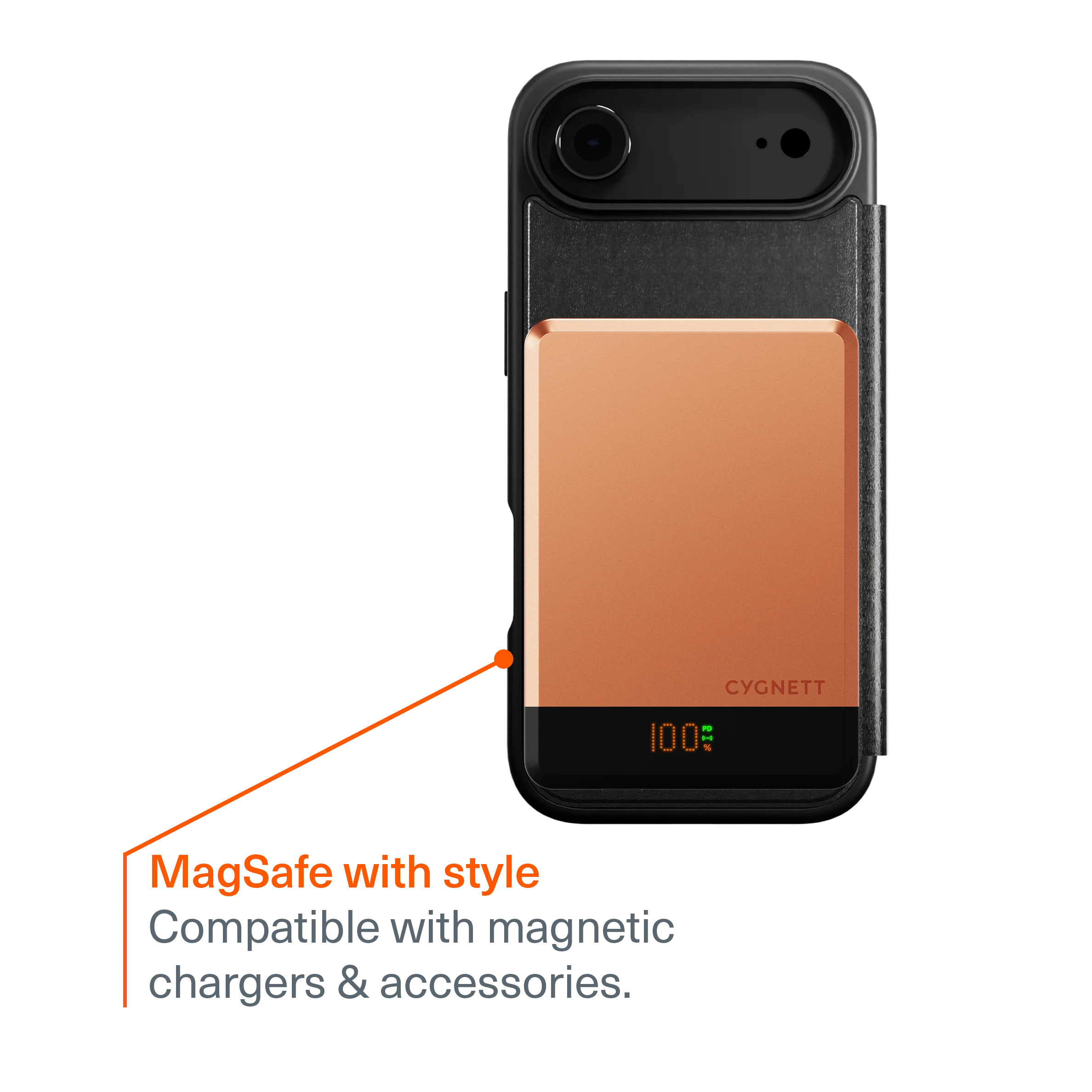 Magnetic Leather Wallet Case for iPhone Air - Image 4