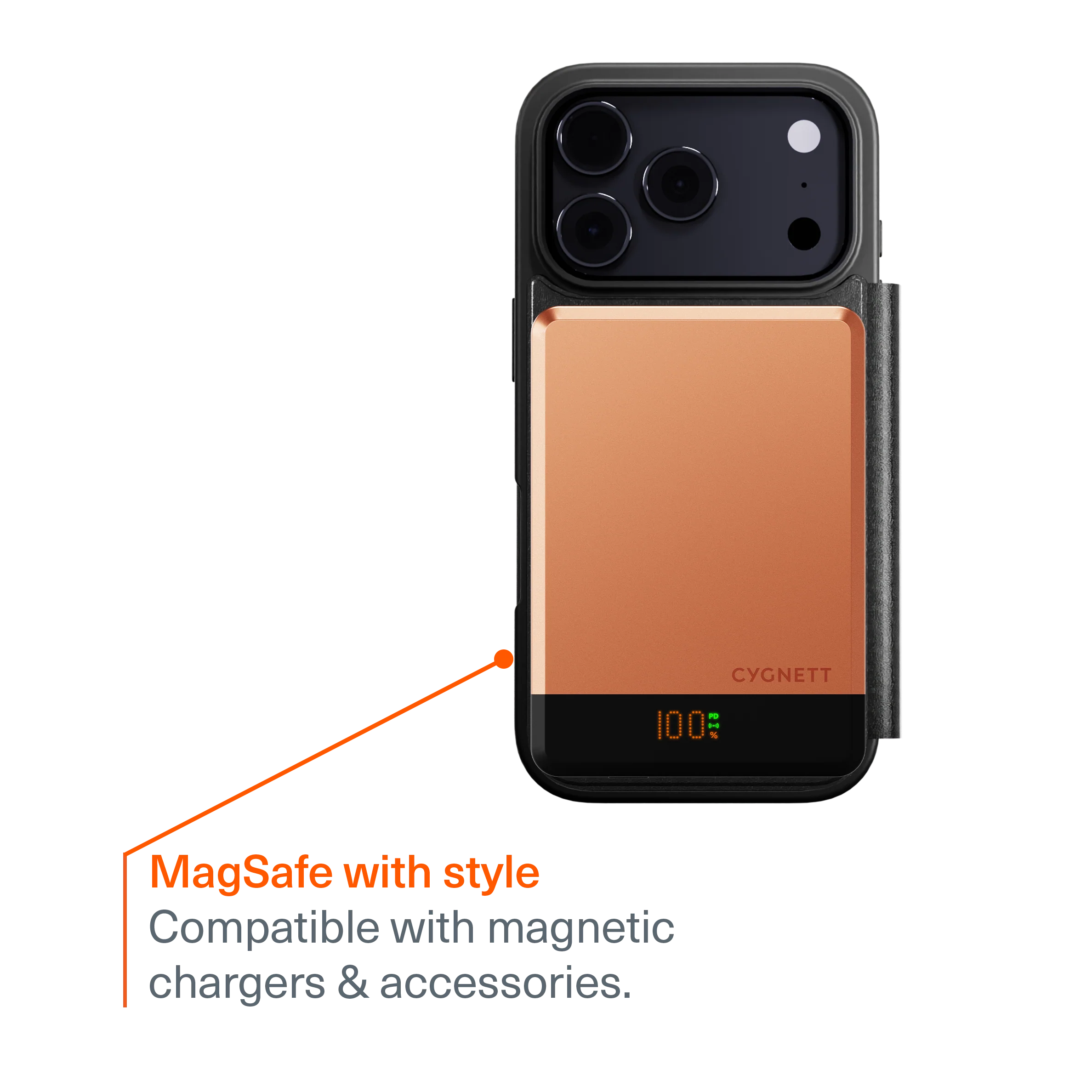 Magnetic Leather Wallet Case for iPhone 17 Pro - Image 4