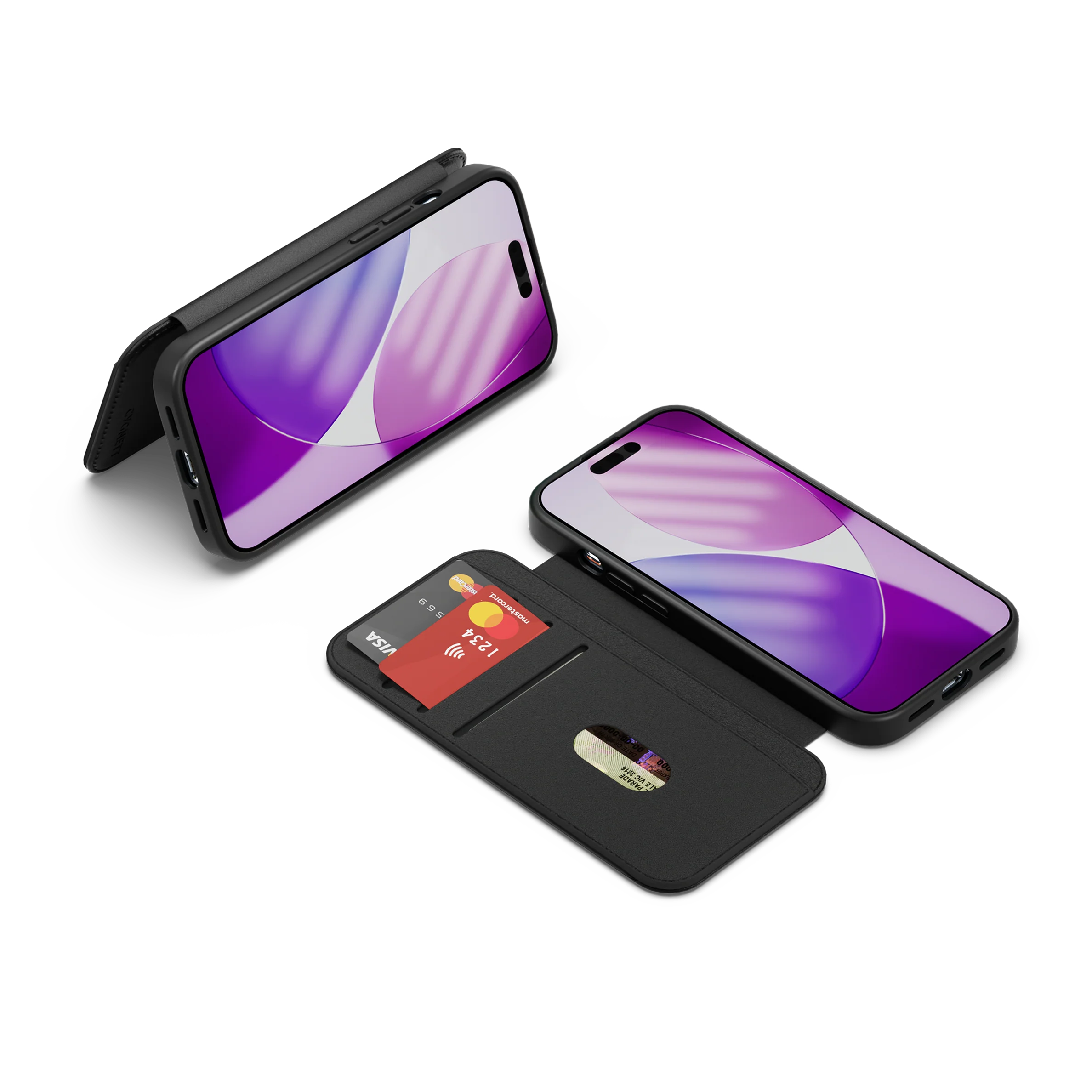 Magnetic Leather Wallet Case for iPhone 17 Pro - Image 5
