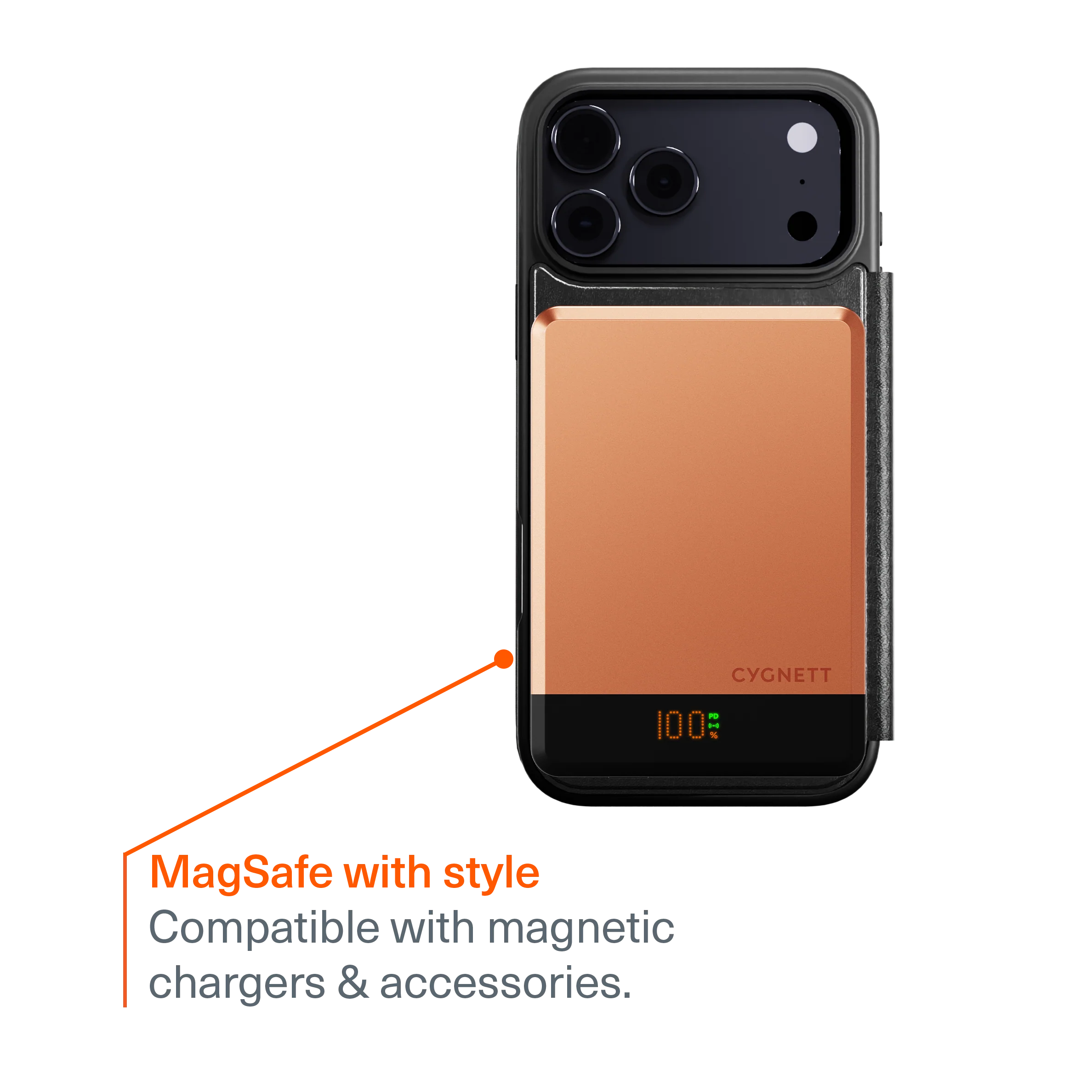 Magnetic Leather Wallet Case for iPhone 17 Pro Max - Image 4