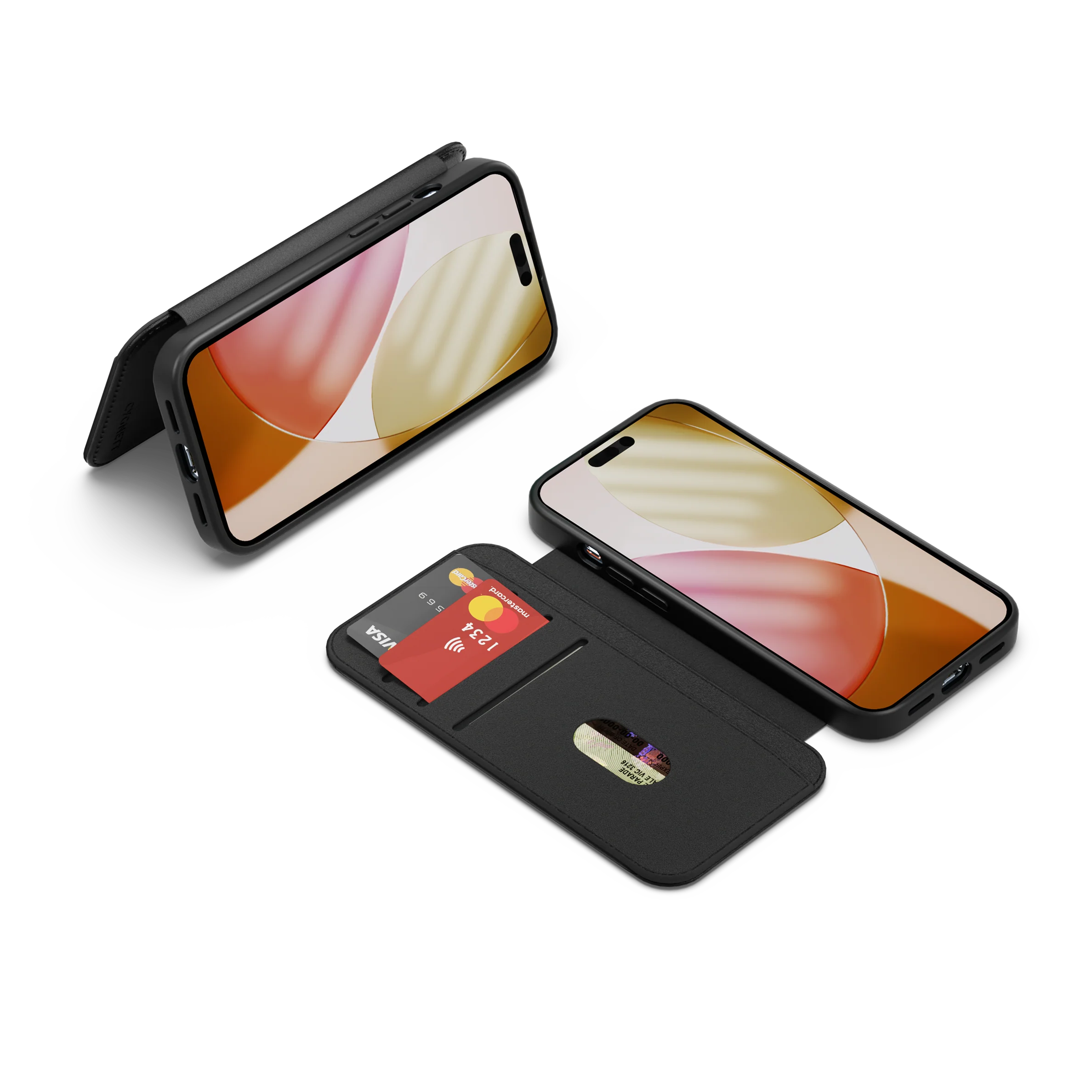 Magnetic Leather Wallet Case for iPhone 17 Pro Max - Image 5