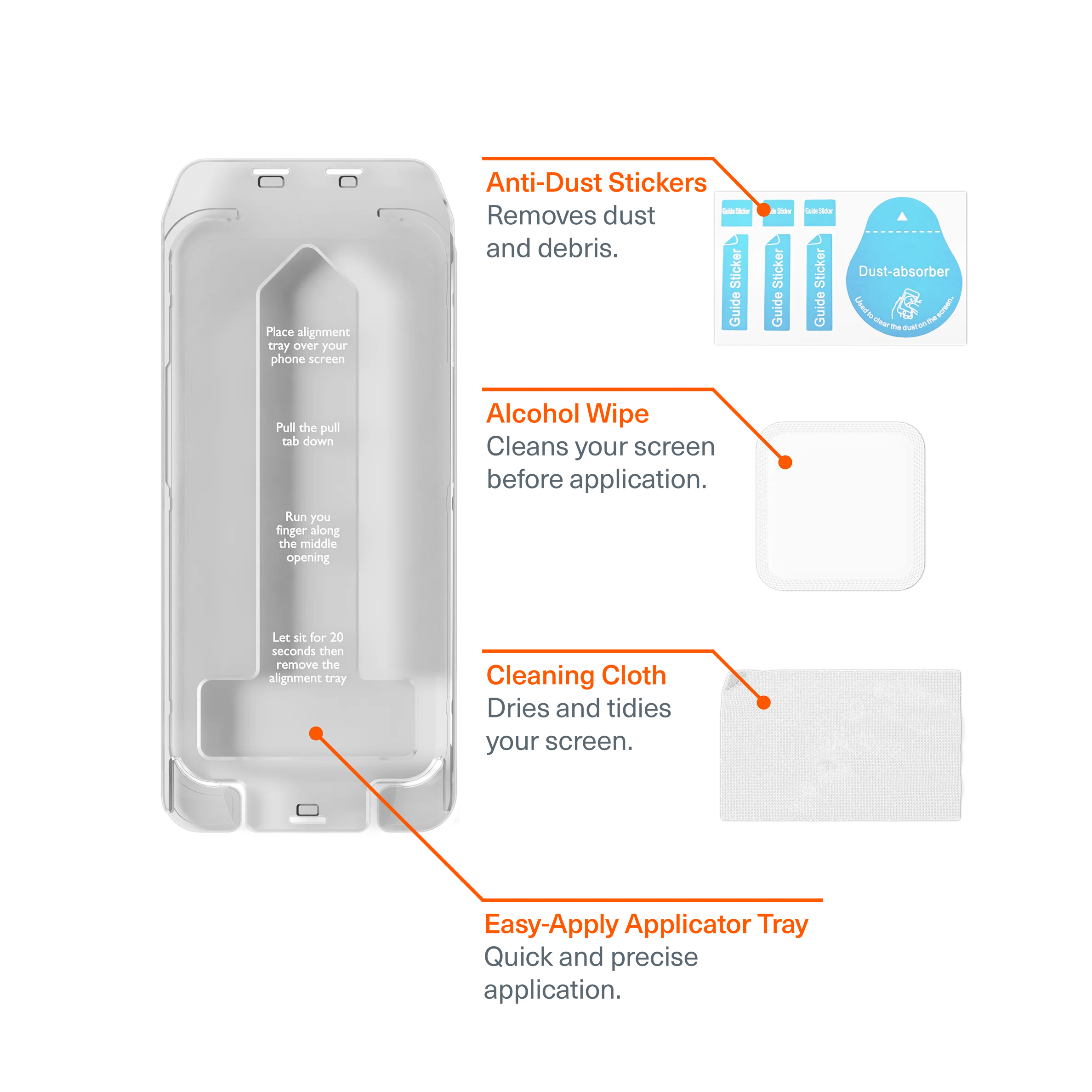 Glass Screen Protector for iPhone 16/15 - Image 2