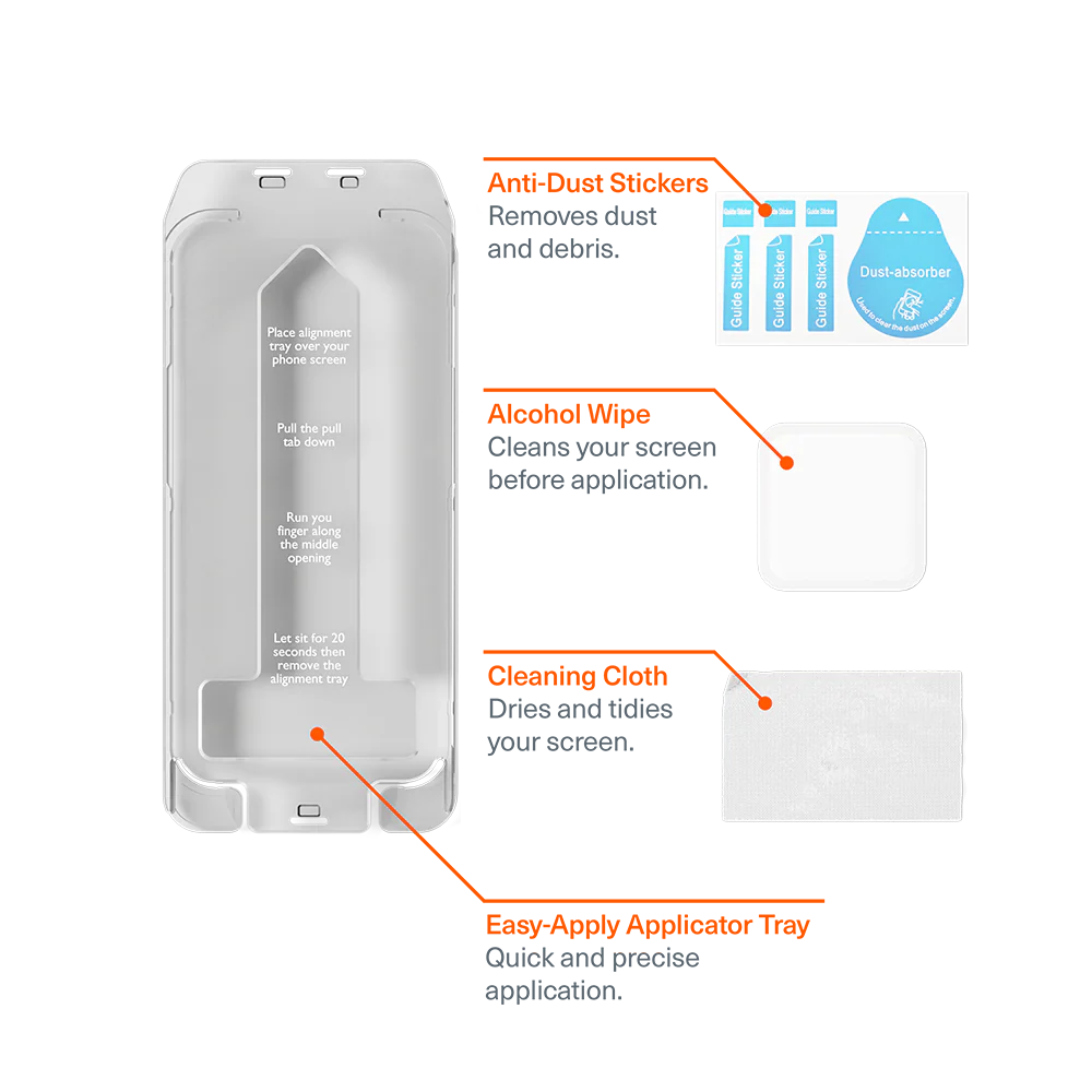 Glass Screen Protector For iPhone 17 & 16 Pro - Image 5