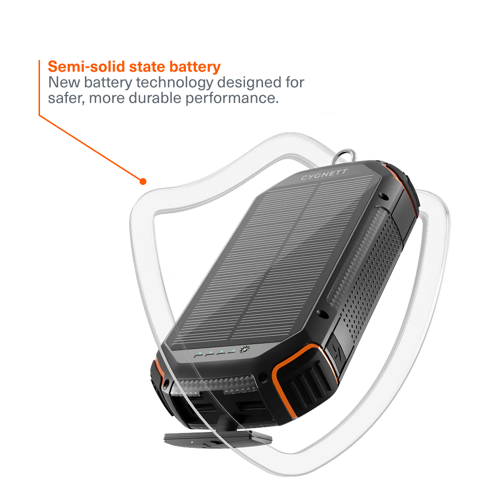 Semi-Solid State Solar Power Bank 20K - Image 2