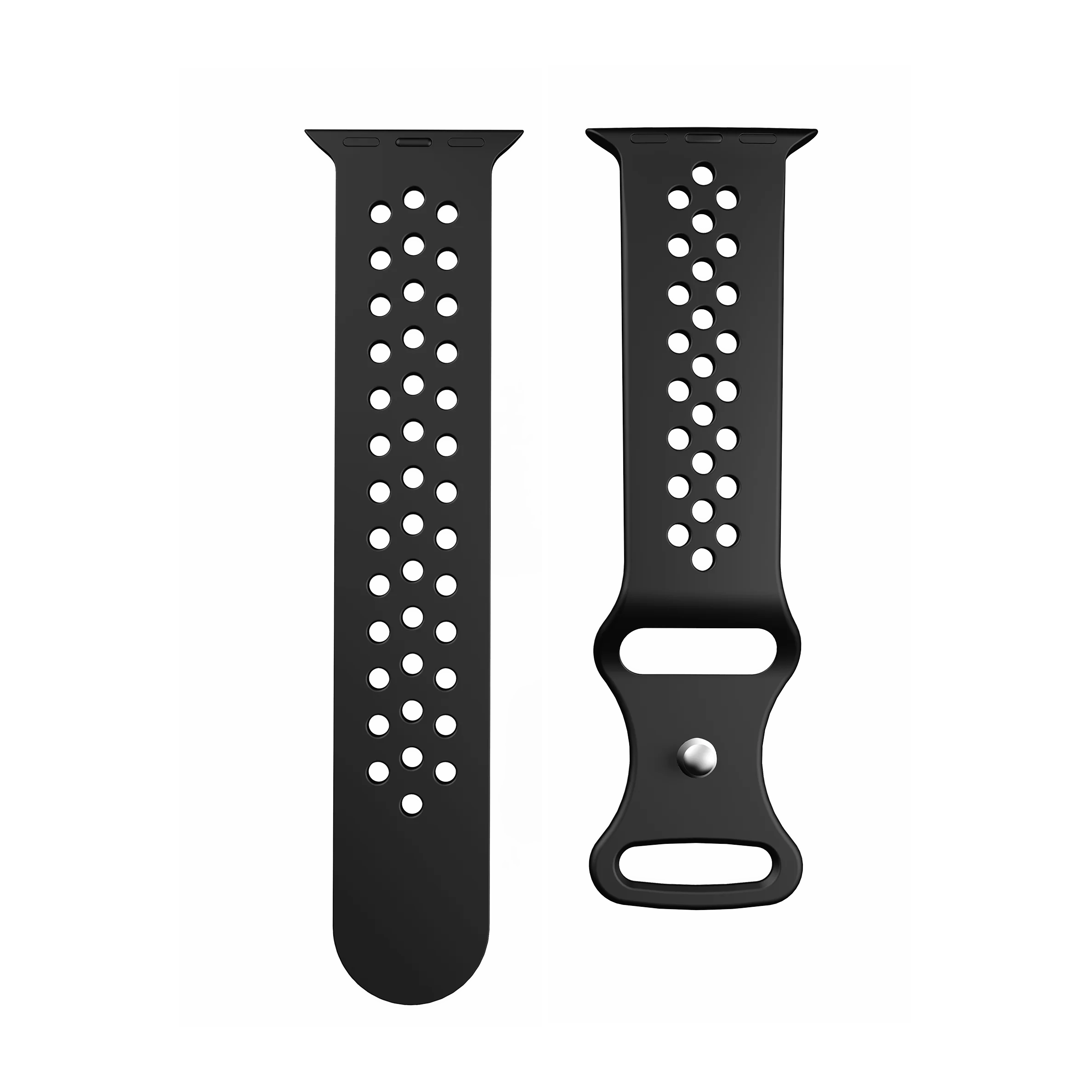 Silicone Sports Bands for Watch Series 3/4/5/6/7/8/9/10/SE (38/40/41/42mm) - Image 2