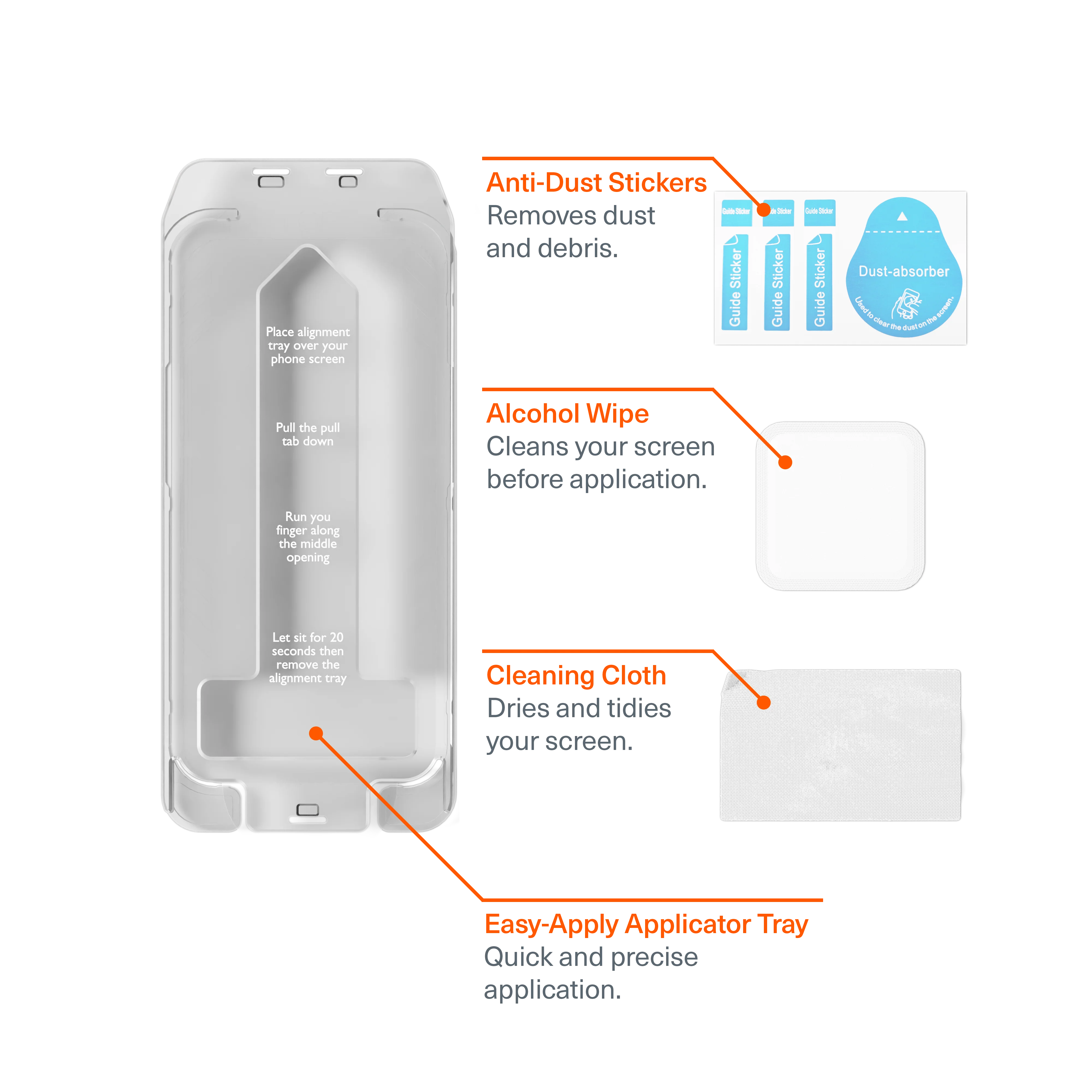 Tough ScreenGuard Screen Protector for iPhone 15 Plus/16 Plus - Image 2