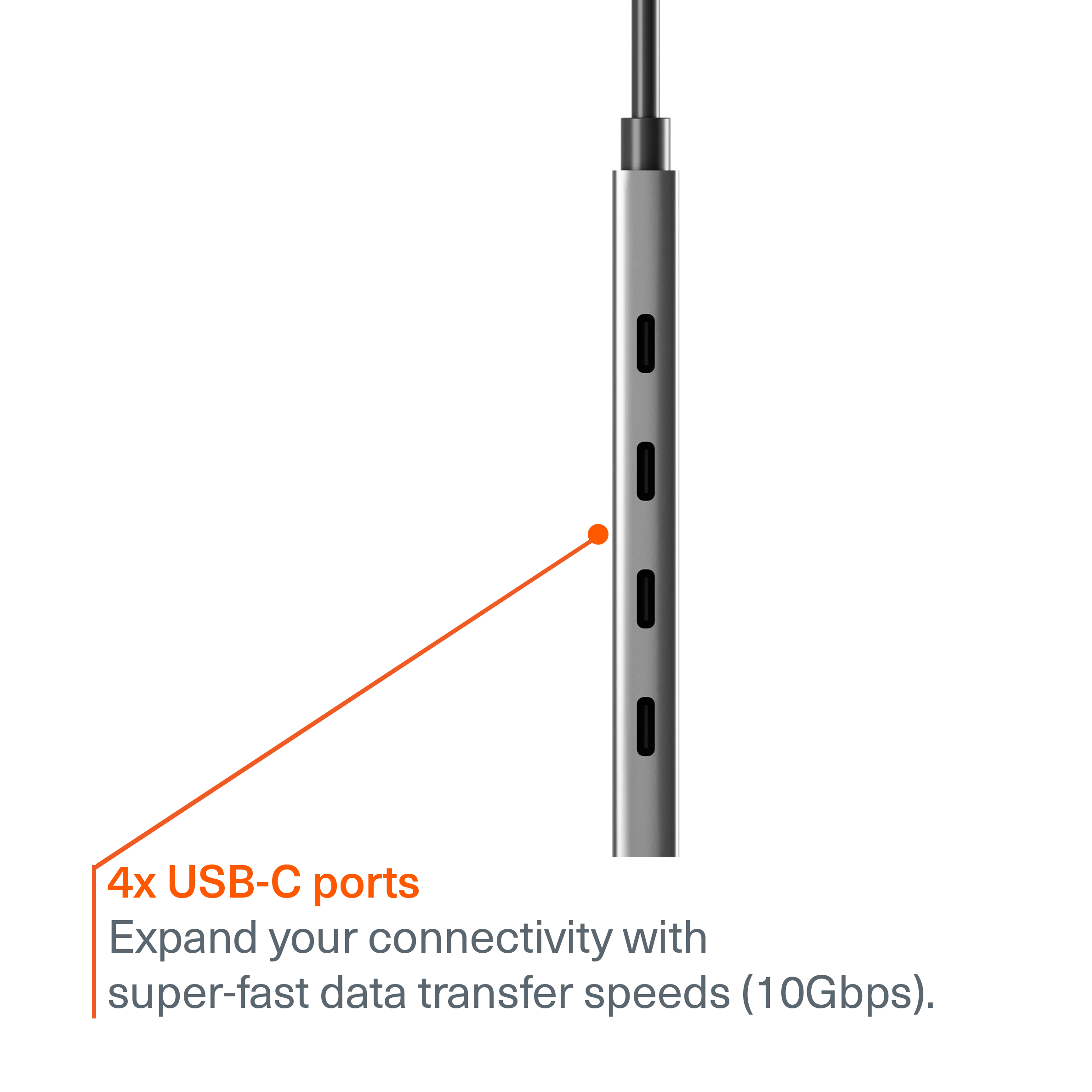 4-in-1 USB-C to USB-C Hub - Image 3