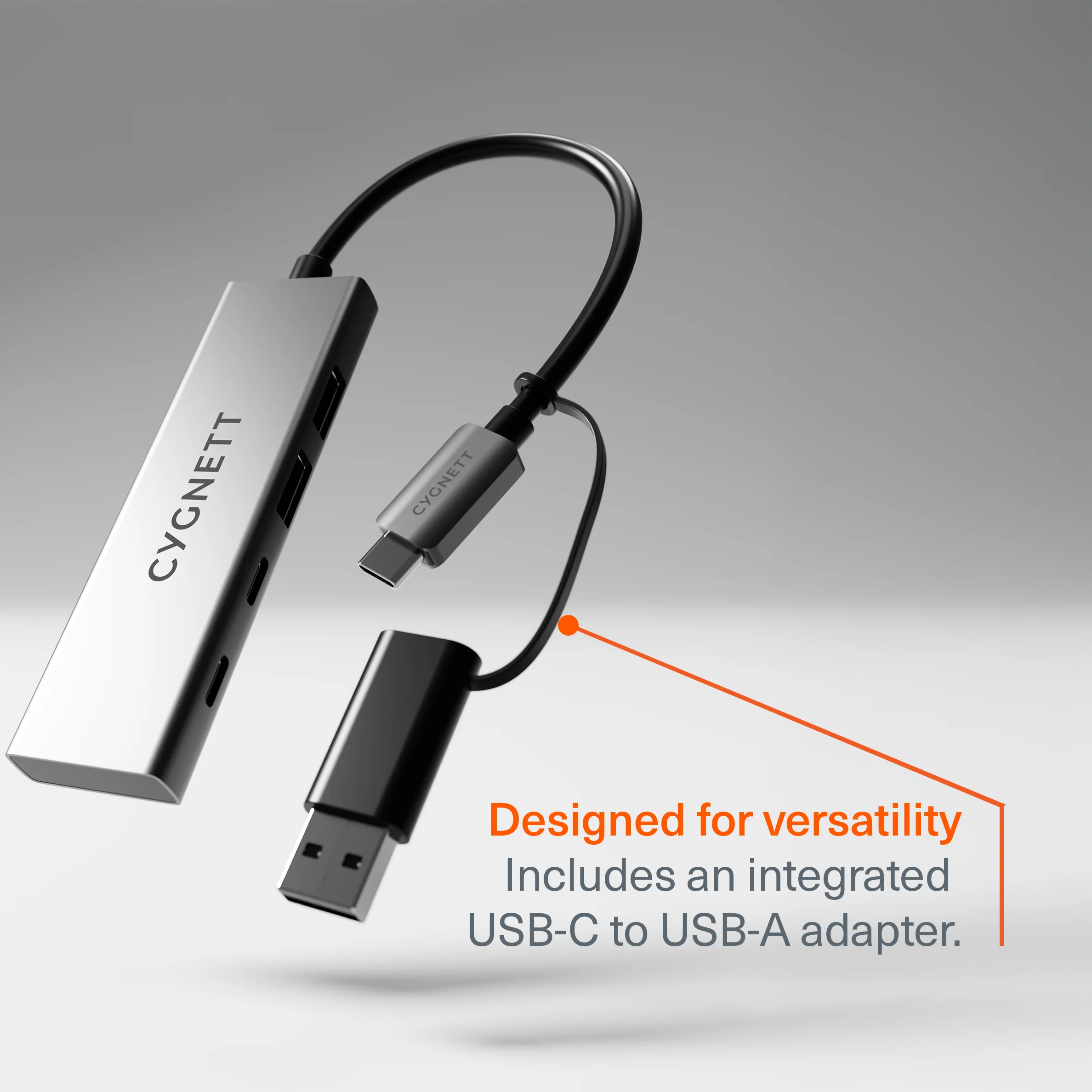 4-in-1 USB-C to USB-C & USB-A Hub - Image 5