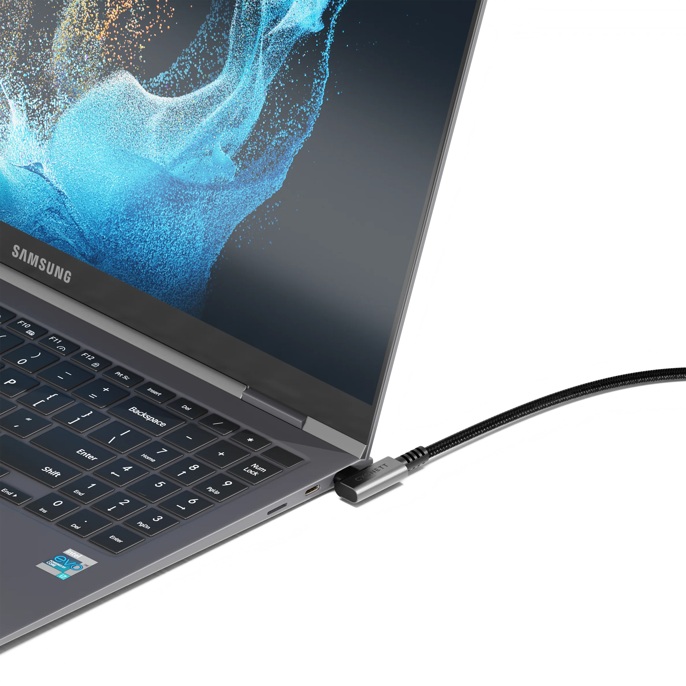Right Angle USB-C to USB-C Cable - 1M - Image 2