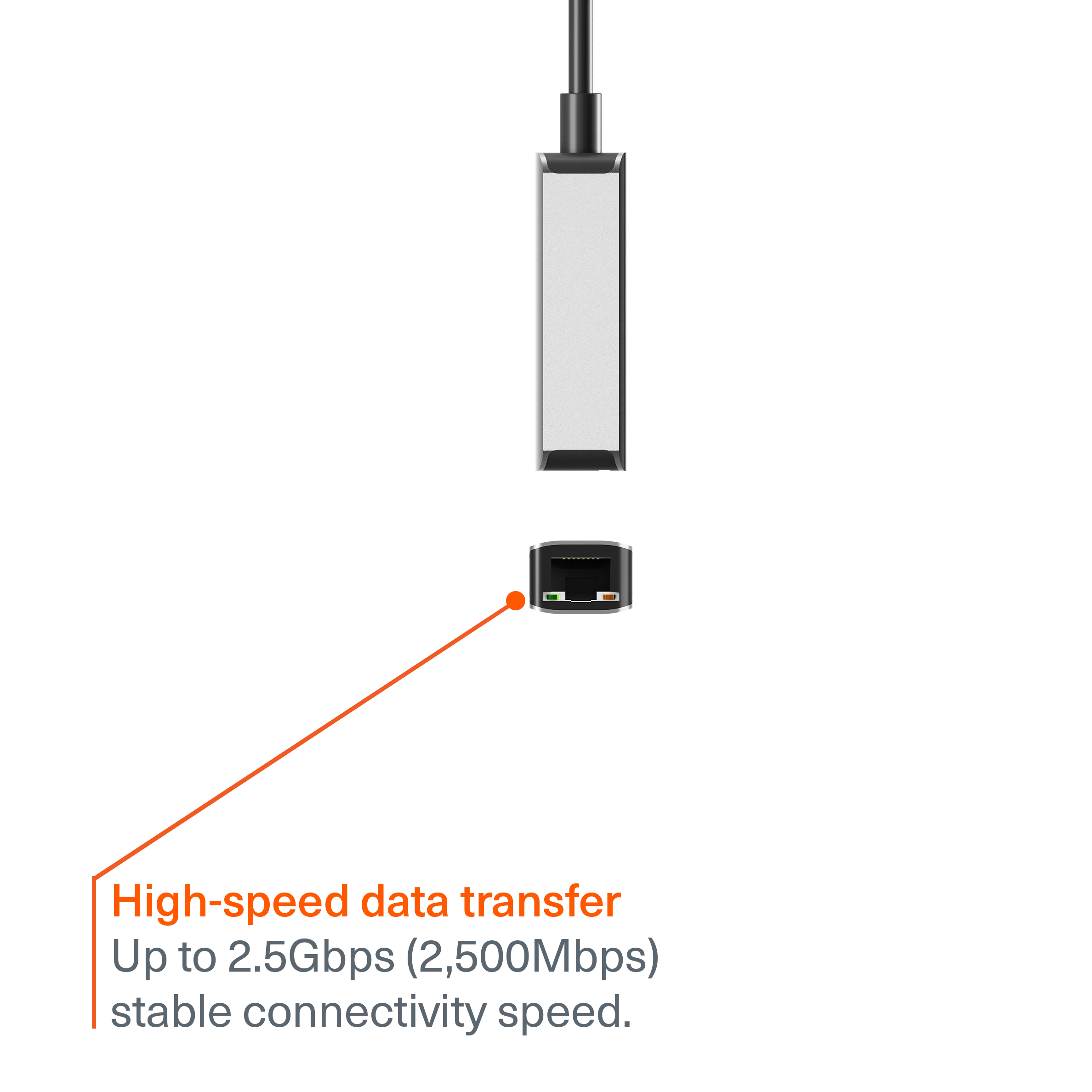 USB-C to 2.5Gbps Ethernet Adapter - Image 3